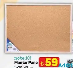 NOTE 101 MANTAR PANO 30X40 CM indirimli fiyat NOTE 101 MANTAR PANO 30X40 CM fiyat ve kampanya bilgisi
